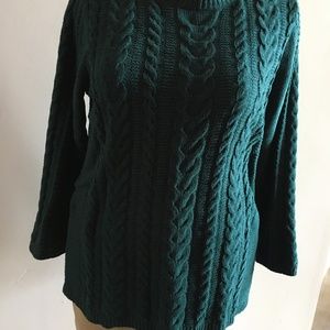 Dark green sweater